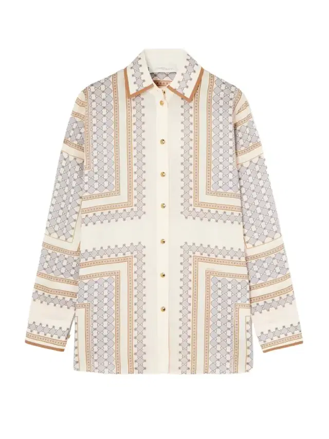Printed Ramie Shirt