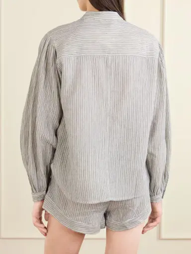 Marant Étoile Selvia Striped Cotton Shirt | Thumbnail 4 Marant Étoile Selvia Striped Cotton Shirt | Thumbnail 4