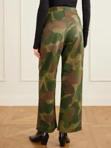 RRL Camouflage-print Cotton Wide-leg Pants | Thumbnail 4