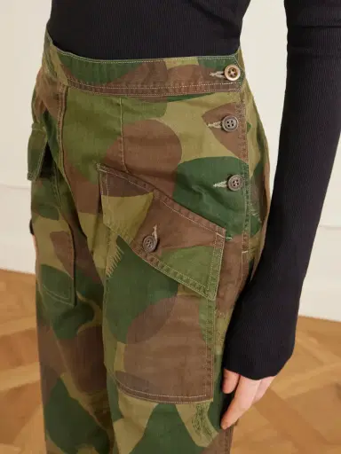 RRL Camouflage-print Cotton Wide-leg Pants | Thumbnail 5