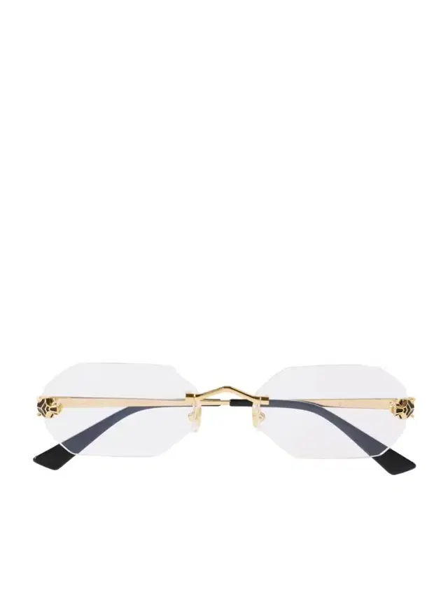 Cartier Eyewear Panthère Classic Rimless Gold-tone Optical Glasses