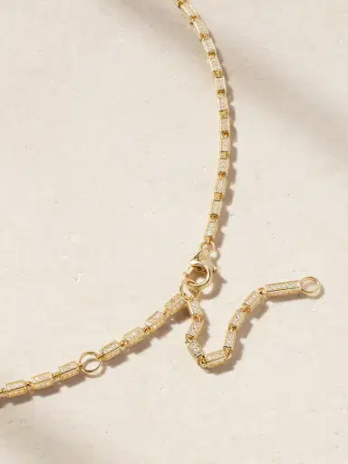 Suzanne Kalan 18-karat Gold Diamond Necklace | Thumbnail 3 Suzanne Kalan 18-karat Gold Diamond Necklace | Thumbnail 3