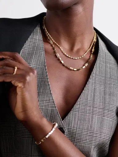 Suzanne Kalan 18-karat Gold Diamond Necklace | Thumbnail 5 Suzanne Kalan 18-karat Gold Diamond Necklace | Thumbnail 5