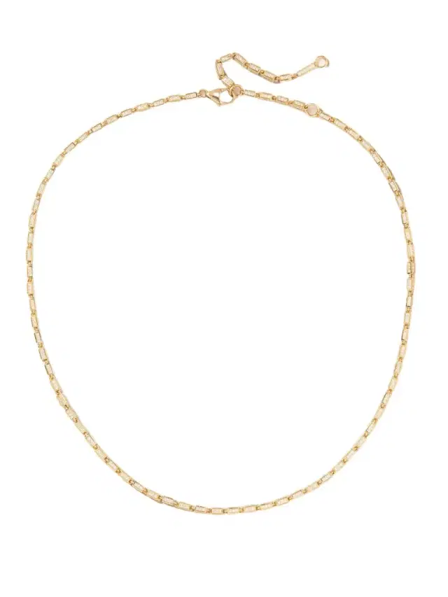 Suzanne Kalan 18-karat Gold Diamond Necklace