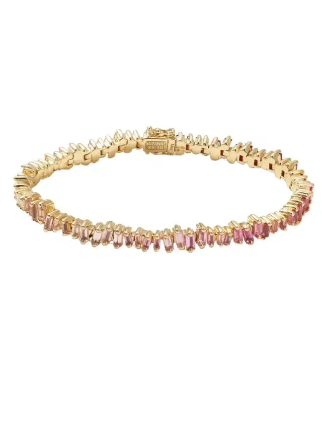 18-karat Gold, Sapphire And Diamond Tennis Bracelet
