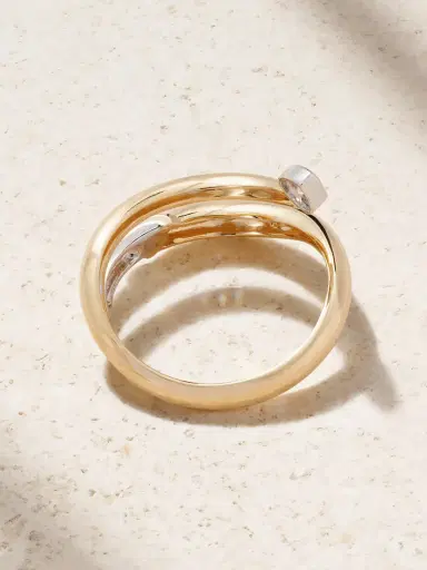 L’Atelier Nawbar Boa Small 18-karat Gold Diamond Ring | Thumbnail 3
