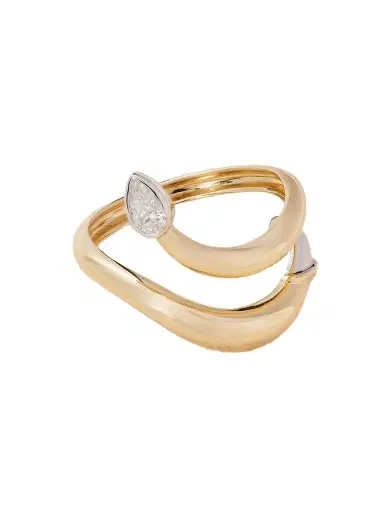 L’Atelier Nawbar Boa Small 18-karat Gold Diamond Ring | Thumbnail 1