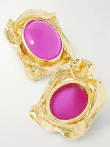 Completedworks Gold-plated And Resin Earrings | Thumbnail 3