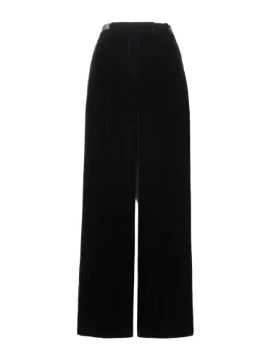 Alexander McQueen Velvet Straight-leg Pants | Thumbnail 1 Alexander McQueen Velvet Straight-leg Pants | Thumbnail 1