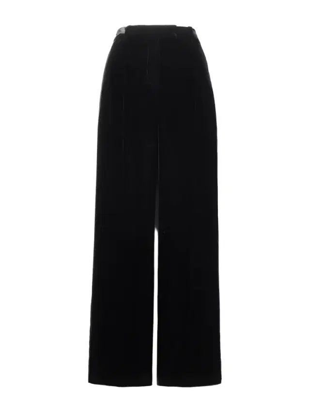 Velvet Straight-leg Pants