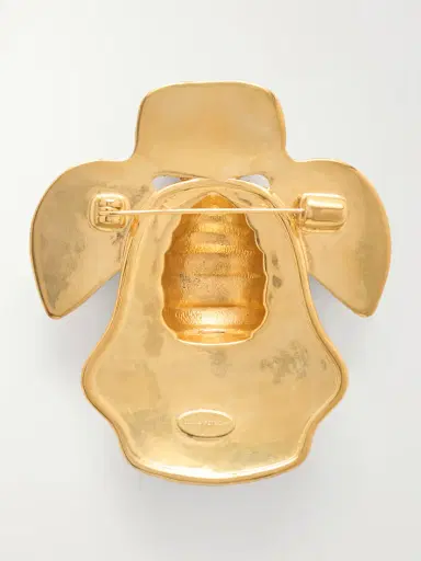 Sonia Petroff Bee Gold-plated Brooch | Thumbnail 3