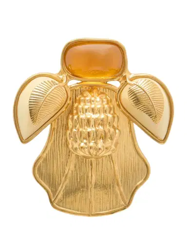 Sonia Petroff Bee Gold-plated Brooch | Thumbnail 1