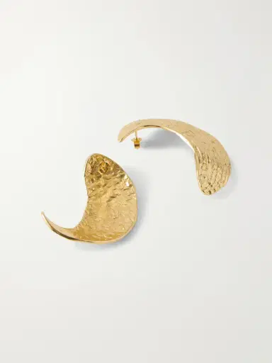 YSSO Broken Shell Gold-plated Earrings | Thumbnail 4