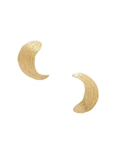 YSSO Broken Shell Gold-plated Earrings | Thumbnail 1