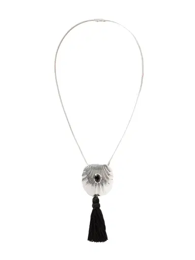 Juju Vera Petra Silver Onyx Necklace | Thumbnail 1 Juju Vera Petra Silver Onyx Necklace | Thumbnail 1