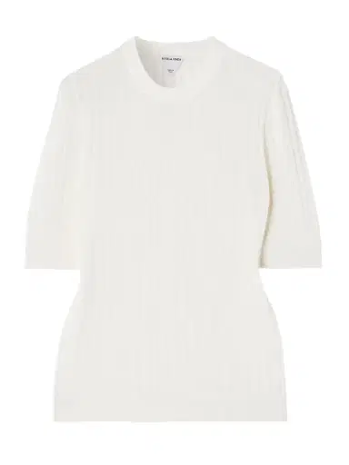 Bottega Veneta Ribbed Wool T-shirt | Thumbnail 1 Bottega Veneta Ribbed Wool T-shirt | Thumbnail 1