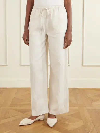 Staud Mateo Linen Mid-rise Wide-leg Pants | Thumbnail 3 Staud Mateo Linen Mid-rise Wide-leg Pants | Thumbnail 3