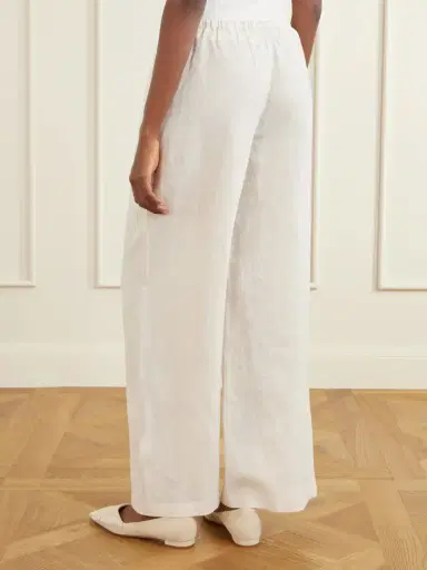Staud Mateo Linen Mid-rise Wide-leg Pants | Thumbnail 4 Staud Mateo Linen Mid-rise Wide-leg Pants | Thumbnail 4