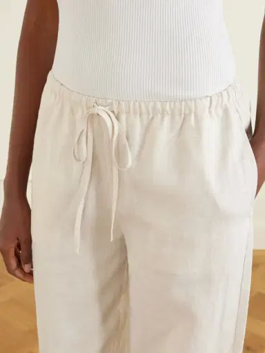 Staud Mateo Linen Mid-rise Wide-leg Pants | Thumbnail 5 Staud Mateo Linen Mid-rise Wide-leg Pants | Thumbnail 5