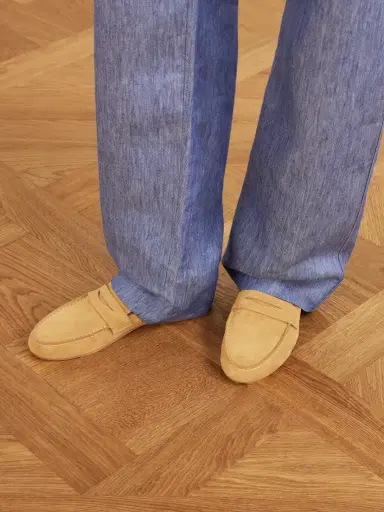 Jamie Haller Leather Penny Loafers | Thumbnail 2