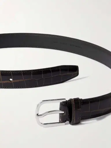 TOTEME Croc-effect Leather Belt | Thumbnail 3 TOTEME Croc-effect Leather Belt | Thumbnail 3