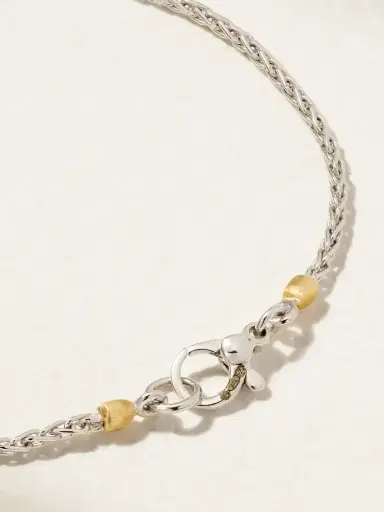 Buccellati Ghirland 18-karat White And Yellow Gold, Diamond And Tsavorite Bracelet | Thumbnail 3 Buccellati Ghirland 18-karat White And Yellow Gold, Diamond And Tsavorite Bracelet | Thumbnail 3