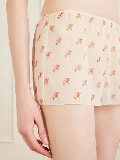 Khaite Tilly Floral-print Silk-chiffon Shorts | Thumbnail 4 Khaite Tilly Floral-print Silk-chiffon Shorts | Thumbnail 4