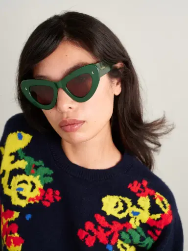 JW Anderson Butterfly Cat-eye Acetate Sunglasses | Thumbnail 2