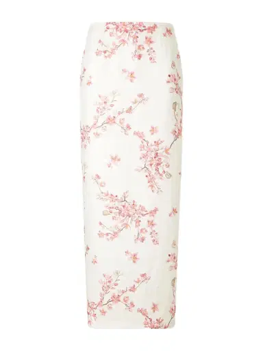 Agua by Agua Bendita Lirica Cauca Floral-print Linen Maxi Skirt | Thumbnail 1 Agua by Agua Bendita Lirica Cauca Floral-print Linen Maxi Skirt | Thumbnail 1