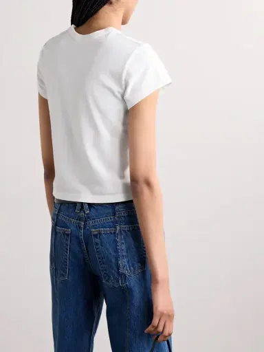 SLVRLAKE Easy Cotton-jersey T-shirt | Thumbnail 3 SLVRLAKE Easy Cotton-jersey T-shirt | Thumbnail 3