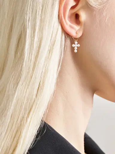 Mizuki 14-karat Gold Pearl Single Earring | Thumbnail 2