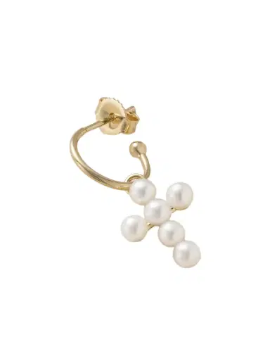 Mizuki 14-karat Gold Pearl Single Earring | Thumbnail 1
