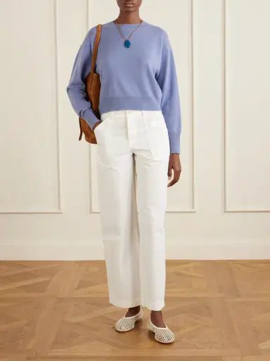 Le Kasha Menorca Cropped Cashmere Sweater | Thumbnail 2