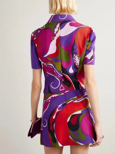 PUCCI Printed Cady Mini Dress | Thumbnail 3 PUCCI Printed Cady Mini Dress | Thumbnail 3