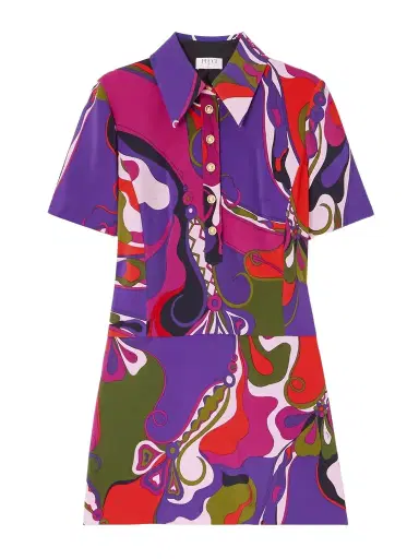 PUCCI Printed Cady Mini Dress | Thumbnail 1 PUCCI Printed Cady Mini Dress | Thumbnail 1