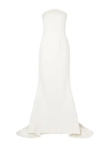 Clio Peppiatt Olympia Strapless Embellished Tulle Gown | Thumbnail 1