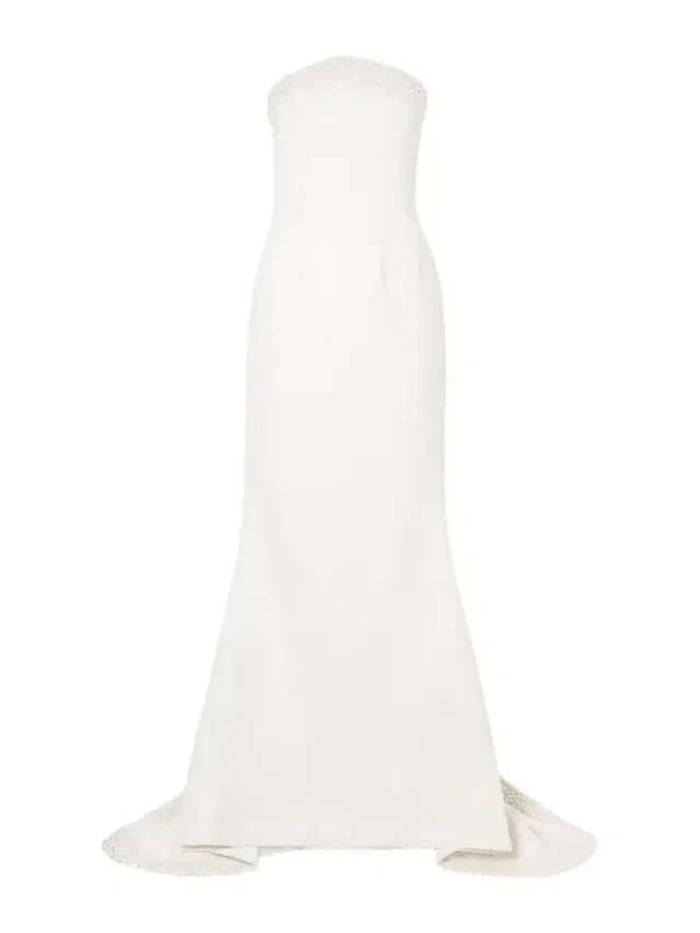 Olympia Strapless Embellished Tulle Gown