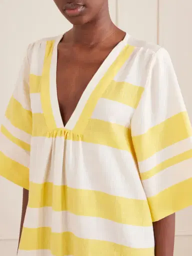 Lemlem Belkis Striped Cotton Kaftan | Thumbnail 4 Lemlem Belkis Striped Cotton Kaftan | Thumbnail 4