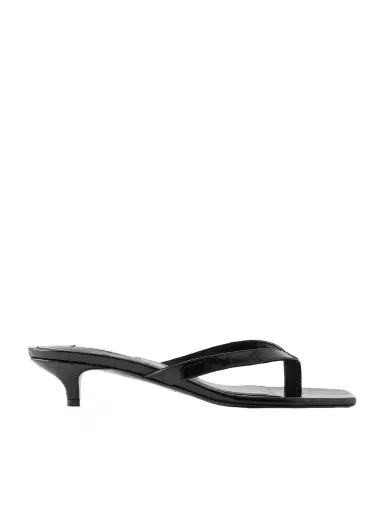 TOTEME Croc-effect Leather Thong Sandals | Thumbnail 1 TOTEME Croc-effect Leather Thong Sandals | Thumbnail 1