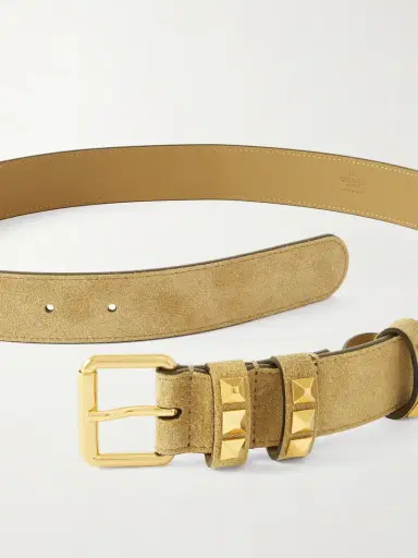Valentino Garavani Embellished Suede Belt | Thumbnail 3