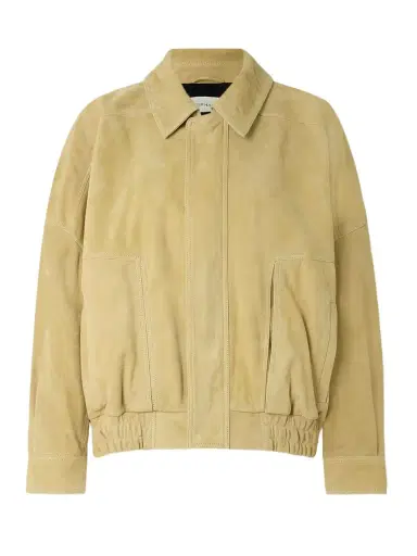 Nour Hammour Dalma Suede Bomber Jacket | Thumbnail 1