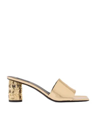 Givenchy Tape Metallic Leather Mules | Thumbnail 1