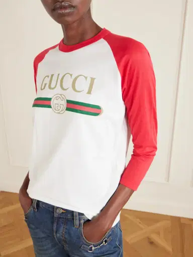 Gucci Printed Cotton-blend Jersey T-shirt | Thumbnail 5