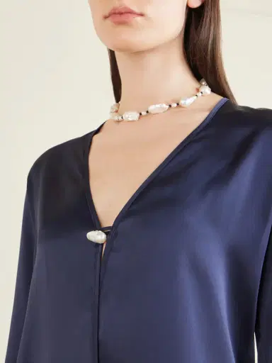 SARA CRISTINA Nerea Silk Blouse | Thumbnail 4 SARA CRISTINA Nerea Silk Blouse | Thumbnail 4