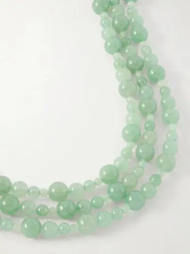Jennifer Behr Veda Gold-tone Aventurine Necklace | Thumbnail 3