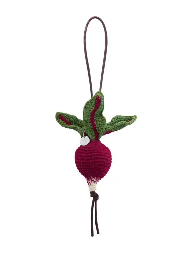 JW Anderson Radish Crocheted Cotton Bag Charm | Thumbnail 1