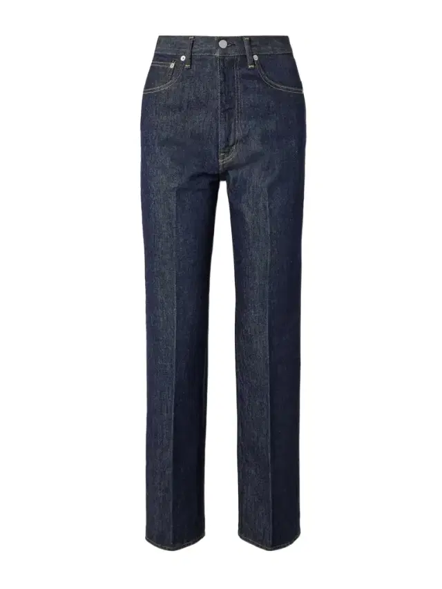 Auralee High-rise Straight-leg Jeans