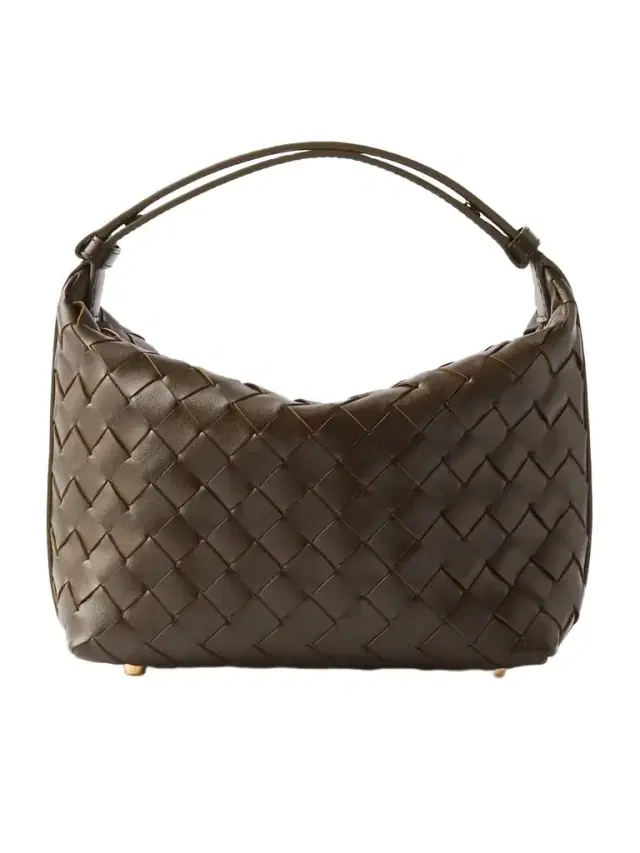 Wallace Mini Intrecciato Leather Shoulder Bag