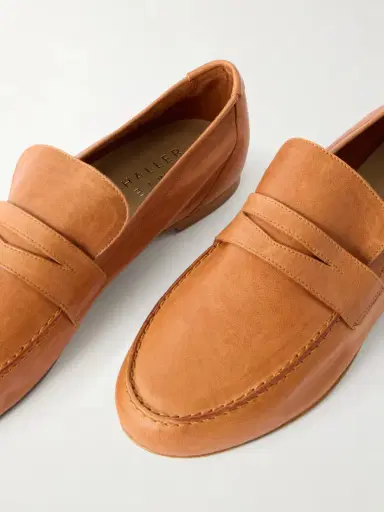 Jamie Haller Leather Penny Loafers | Thumbnail 5