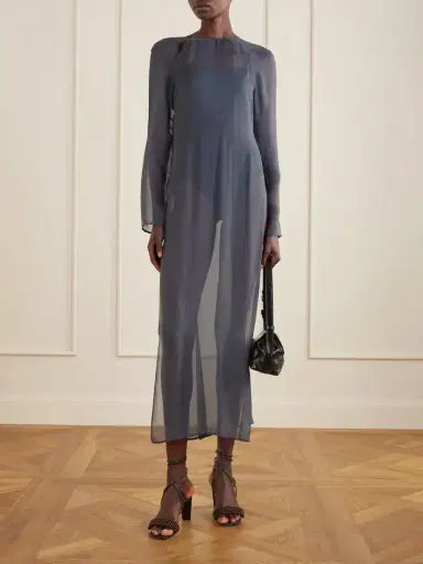 Lemaire Crepe Maxi Dress | Thumbnail 2 Lemaire Crepe Maxi Dress | Thumbnail 2